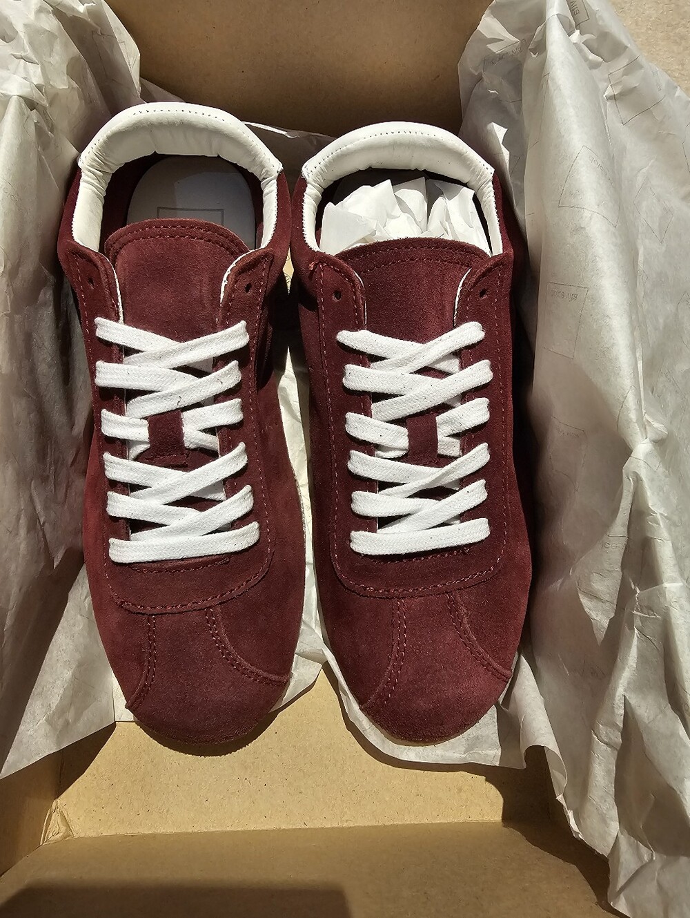 NWT NIB Dolce Vita Made In Italy Suede Serina Sneakers  Size 7 - Picture 5 of 8